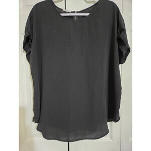 Maurices medium women's black sheer blouse